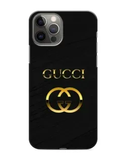 Чохол для iPhone 11 Pro з картинкою «Золотий логотип Gucci»