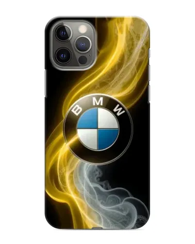 Чехол для iPhone 11 Pro с картинкой «Золотистый дым BMW»