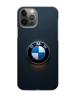 Чехол для iPhone 11 Pro с картинкой «Логотип BMW — минимализм»