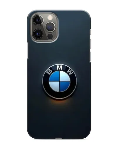 Чехол для iPhone 11 Pro с картинкой «Логотип BMW — минимализм»