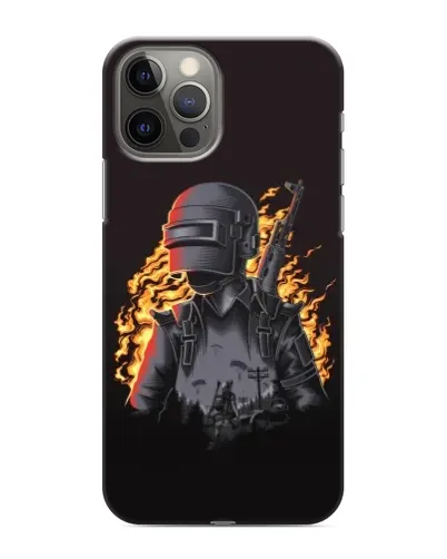 Чохол для iPhone 11 Pro з картинкою «PUBG — вогняний силует» Чохол для iPhone 11 Pro з картинкою «PUBG — вогняний силует»