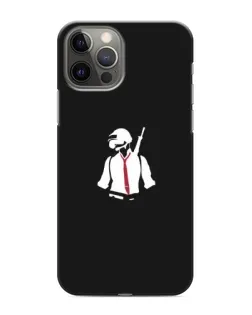 Чохол для iPhone 11 Pro з картинкою «PUBG — силует воїна»