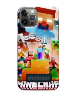 Чохол для iPhone 11 Pro з картинкою «Minecraft герої гри»