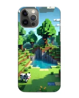 Чохол для iPhone 11 Pro з картинкою «Minecraft літній день»