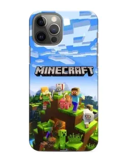 Чохол для iPhone 11 Pro з картинкою «Minecraft класичний світ»