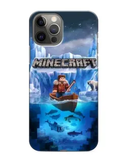 Чохол для iPhone 11 Pro з картинкою «Minecraft льодянийсвіт»