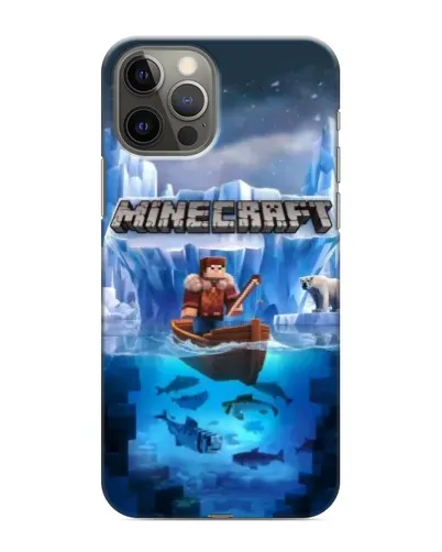 Чохол для iPhone 11 Pro з картинкою «Minecraft льодянийсвіт»