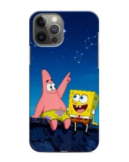 Чохол для iPhone 11 Pro з картинкою «Губка Боб та Патрік вночі» Чохол для iPhone 11 Pro з картинкою «Губка Боб та Патрік вночі»