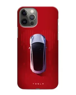 Чехол для iPhone 11 Pro с картинкой «Tesla Top View»