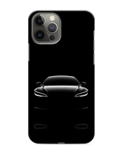 Чехол для iPhone 11 Pro с картинкой «Силуэт Tesla Night»