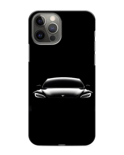 Чехол для iPhone 11 Pro с картинкой «Фары Tesla Night»