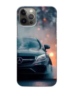 Чехол для iPhone 11 Pro с картинкой «Mercedes — ночной город»