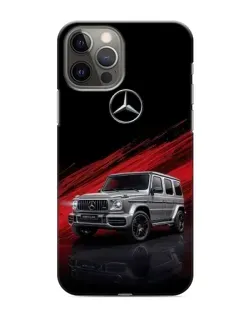 Чохол для iPhone 11 Pro з картинкою «Mercedes G-Class червоний»