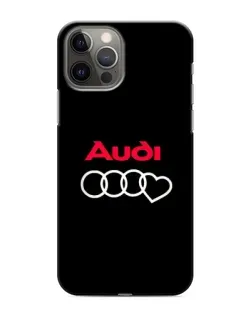 Чехол для iPhone 11 Pro с картинкой «Логотип Audi Heart»