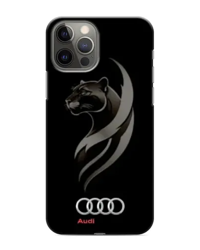 Чохол для iPhone 11 Pro з картинкою «Графіка — пантера та Audi»