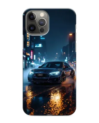 Чохол для iPhone 11 Pro з картинкою «Нічне місто та Audi»