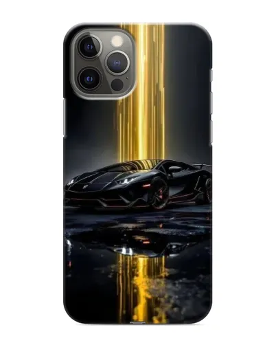 Чехол для iPhone 11 Pro с картинкой «Ночной Lamborghini драйв»