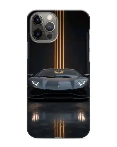 Чехол для iPhone 11 Pro с картинкой «Lamborghini золотые линии»