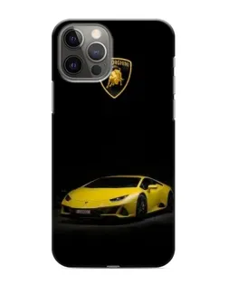 Чехол для iPhone 11 Pro с картинкой «Lamborghini желтый акцент»