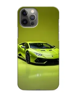 Чехол для iPhone 11 Pro с картинкой «Салатовый Lamborghini Huracan»