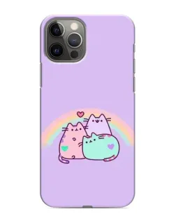 Чохол для iPhone 11 Pro з картинкою «Веселкові Пушини»
