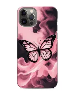 Чохол для iPhone 11 Pro з картинкою «Метелик у диму»