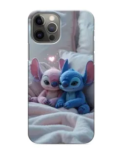 Чехол для iPhone 11 Pro с картинкой «Плюшевые Стич Ангел»