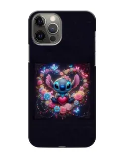 Чохол для iPhone 11 Pro з картинкою «Stitch у квітах»