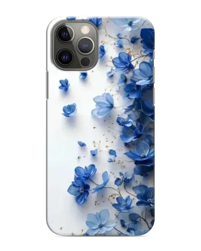 Чохол для iPhone 11 Pro з картинкою «Блакитний квітковий каскад»