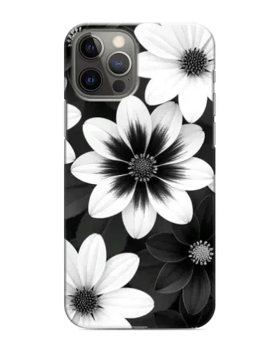 Чохол для iPhone 11 Pro з картинкою «Монохромні айстри»
