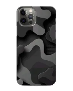 Чохол для iPhone 11 Pro з картинкою «Темний абстрактний камуфляж»