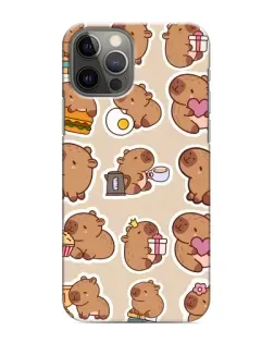 Чехол для iPhone 11 Pro с картинкой «Капибары паттерн» Чехол для iPhone 11 Pro с картинкой «Капибары паттерн»