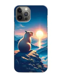 Чехол для iPhone 11 Pro с картинкой «Закат солнца с капибарой» Чехол для iPhone 11 Pro с картинкой «Закат солнца с капибарой»