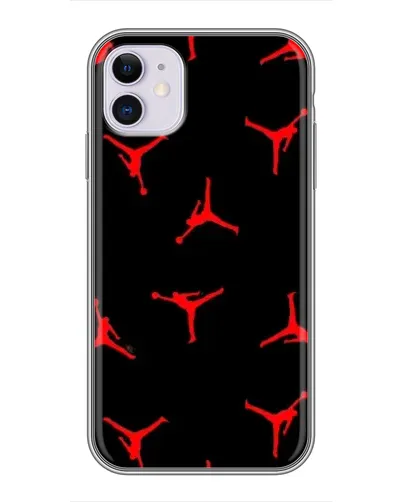 Чохол для iPhone 11 з картинкою «Jordan Red Pattern» Чохол для iPhone 11 з картинкою «Jordan Red Pattern»