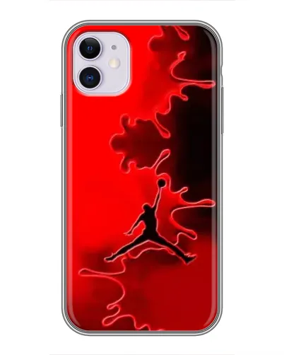 Чохол для iPhone 11 з картинкою «Jordan Red Smoke» Чохол для iPhone 11 з картинкою «Jordan Red Smoke»
