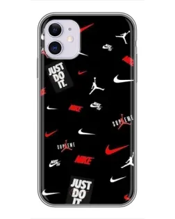 Чохол для iPhone 11 з картинкою «Nike Mix Pattern»