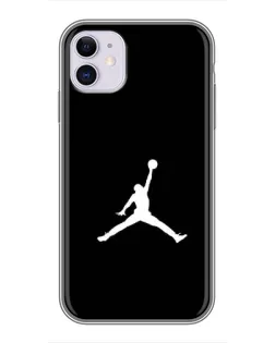 Чохол для iPhone 11 з картинкою «Jordan Silhouette»