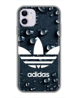 Чохол для iPhone 11 з картинкою «Adidas Trefoil Blue»