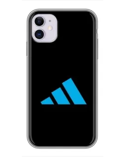Чохол для iPhone 11 з картинкою «Adidas Cyan Logo»