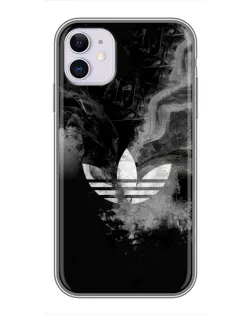 Чохол для iPhone 11 з картинкою «Абстрактний дим Adidas»