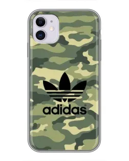 Чохол для iPhone 11 з картинкою «Мілітарі стиль Adidas»