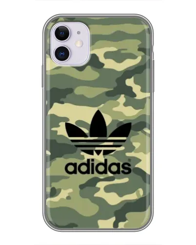 Чохол для iPhone 11 з картинкою «Мілітарі стиль Adidas»