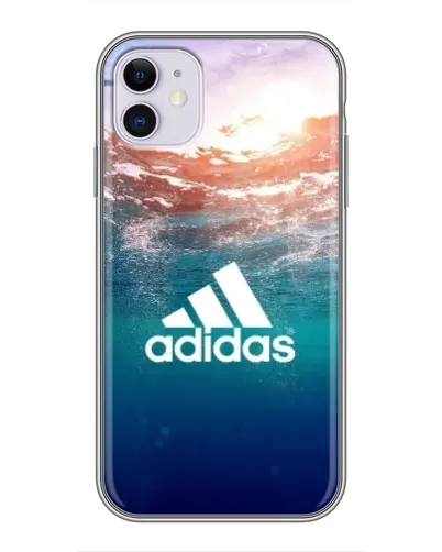 Чохол для iPhone 11 з картинкою «Океанська глибина адідас»