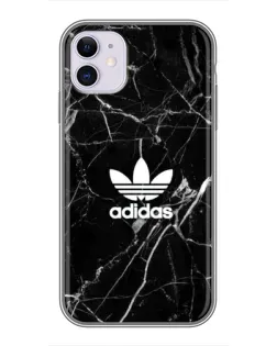 Чохол для iPhone 11 з картинкою «Білий мармур Adidas»