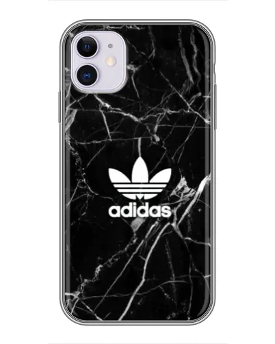Чохол для iPhone 11 з картинкою «Білий мармур Adidas»