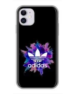 Чохол для iPhone 11 з картинкою «Вибух фарб Adidas»