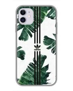 Чохол для iPhone 11 з картинкою «Пальмове листя адідас»