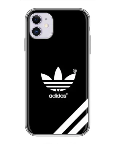 Чохол для iPhone 11 з картинкою «Adidas з діагональними смугами»