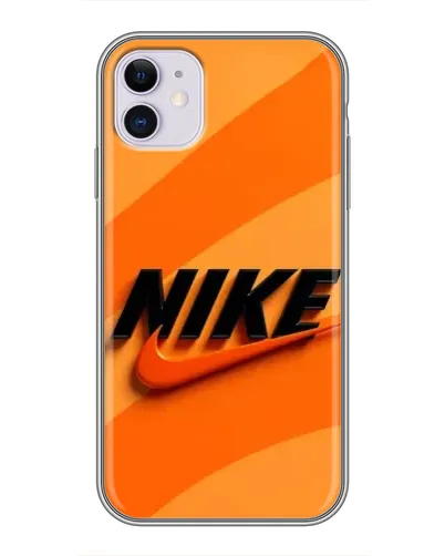 Чохол для iPhone 11 з картинкою «Помаранчевий драйв Nike»
