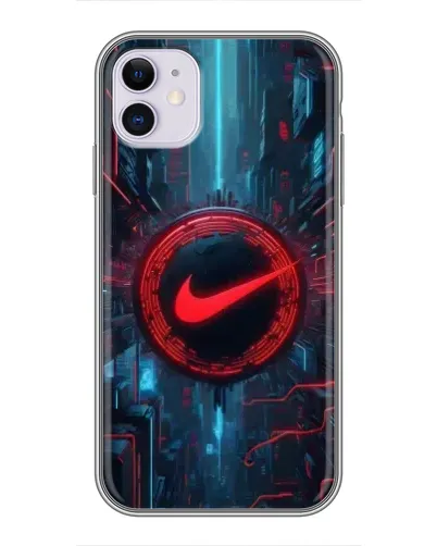 Чохол для iPhone 11 з картинкою «Техногенний стиль Nike»